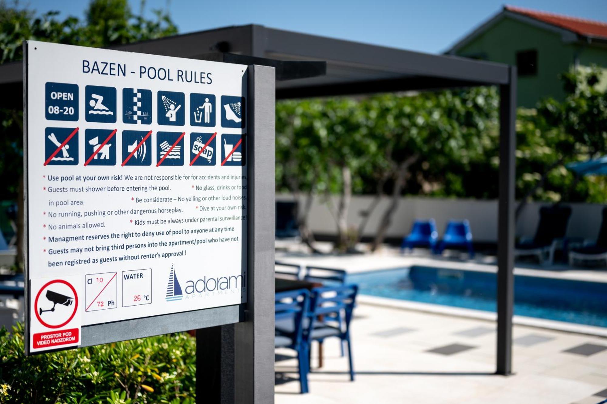Adorami Apartments Baška Eksteriør bilde
