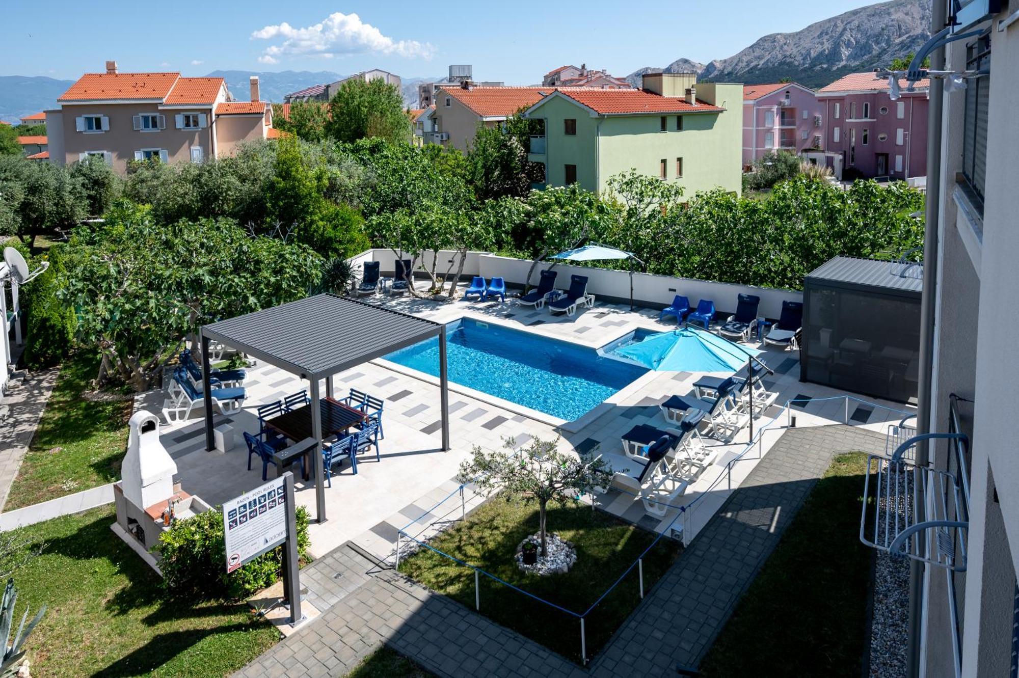 Adorami Apartments Baška Eksteriør bilde